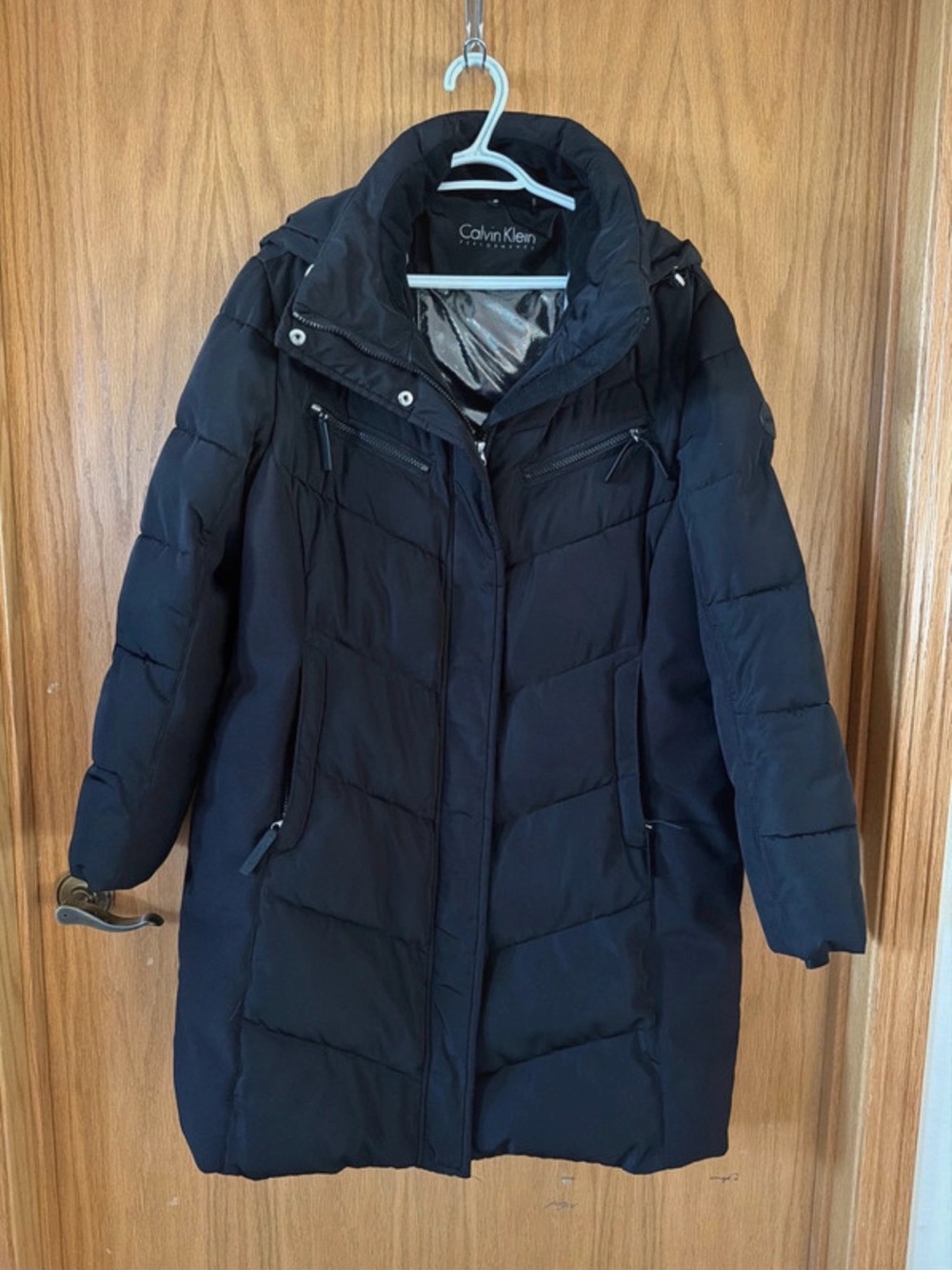 Calvin Klein Performance Black Long Puffer Coat